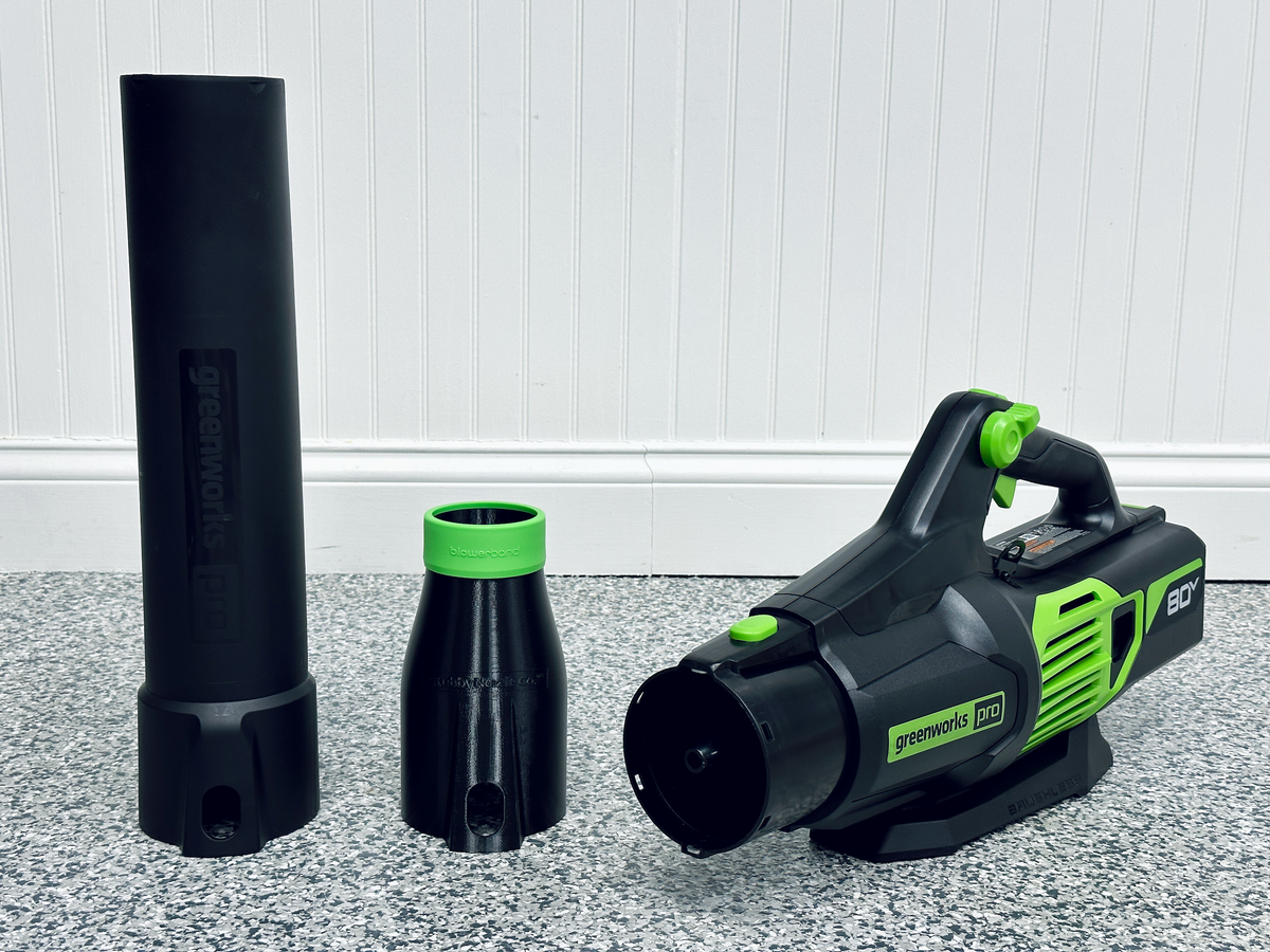 STUBBY® Car Drying Nozzle for Greenworks 760, 730, 700, 610, 585, 550, 515, & 500 CFM Leaf Blowers