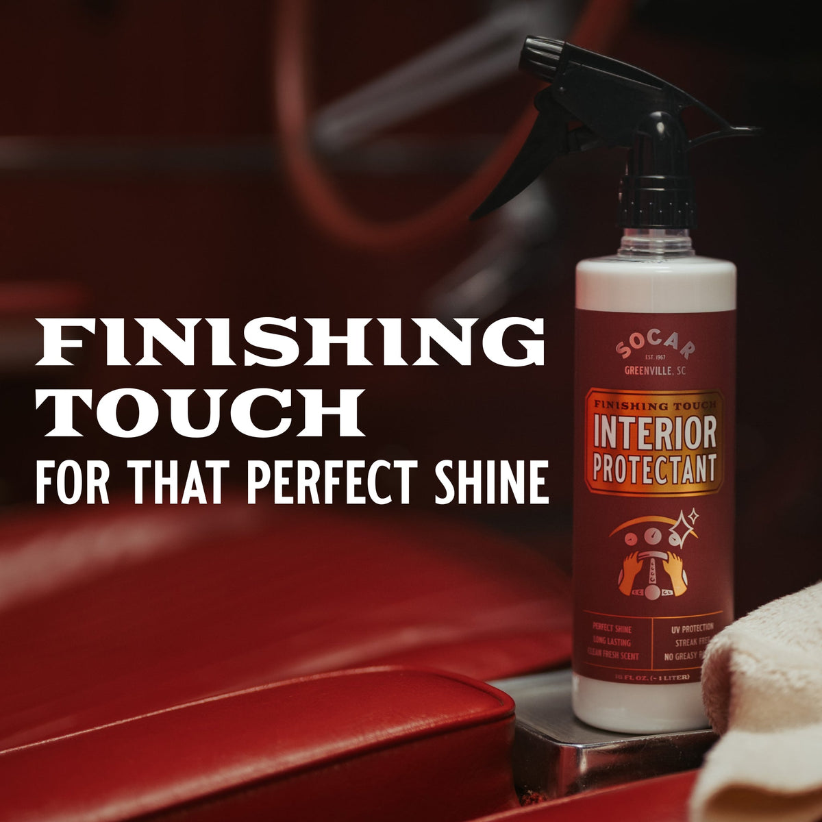 Finishing Touch Interior Protectant with Moisture Lock Technology™