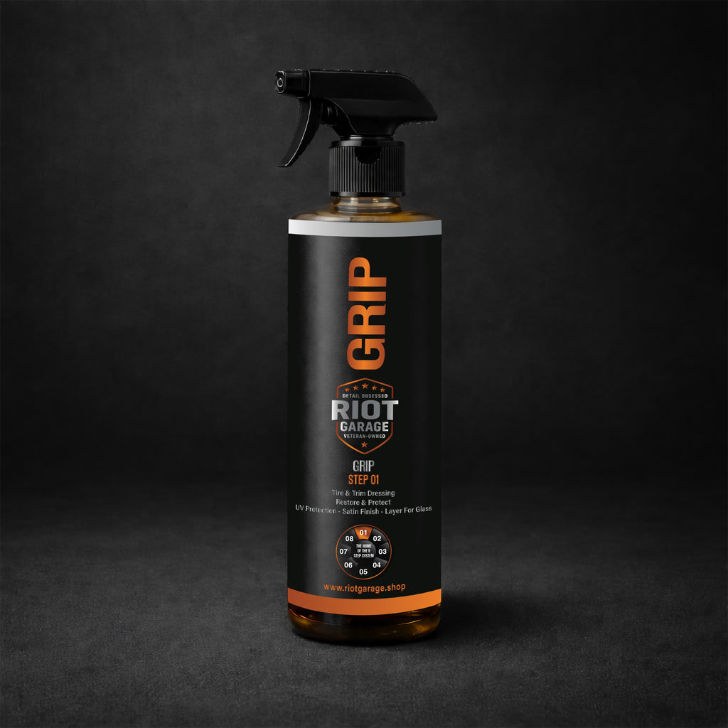 Riot Garage GRIP Tire & Trim Dressing - Step 01