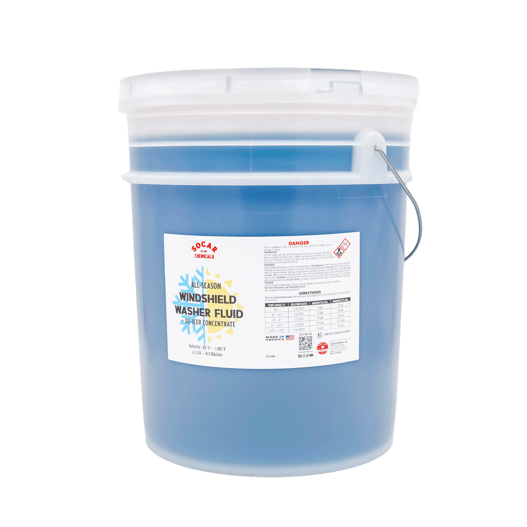 SOCAR Windshield Washer Fluid & De-Icer Concentrate - All-Season Formula